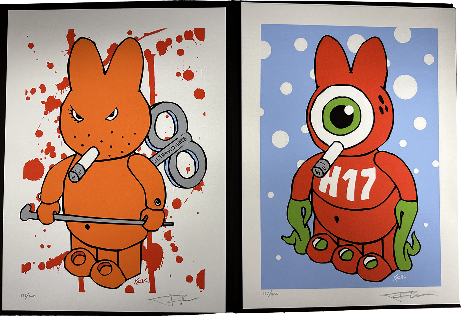Poster Pop Silkscreen Kozik 1997 Promotional Poster — PosterPop.com